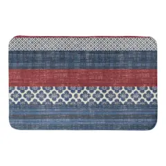 Designs Direct Patriotic Patchwork Bath Mat