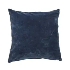 Hello Honey&reg; 20" Square Velvet Knife Edge Pillow Cover Blue