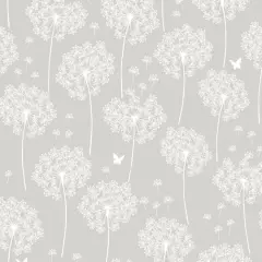 NuWallpaper Dandelion Gray Peel & Stick Wallpaper