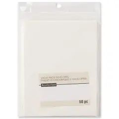 4.6" x 5.75" Ivory Envelopes Value Pack, 50ct. by Recollections&trade;