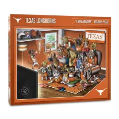 College Football Purebred Fans A Real Nailbiter 500 Piece Puzzle Texas Longhorns