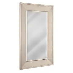 Head West Pave Brushed Nickel Stylish Bathroom & Wall Mirror