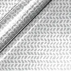Siser&reg; EasyPatterns&reg; Plus Chevron Rows Heat Transfer Vinyl White Gray
