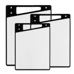 JoyJolt&reg; Cutting Board Set White and Black
