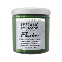 Lefranc & Bourgeois Flashe&reg; Matte Artist's Color, 125mL Chromium Oxide Green