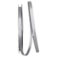 Reliant 3/8" x 100yd. Grosgrain Ribbon Silver