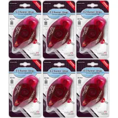 Scrapbook Adhesives by 3L&reg; E-Z Runner&reg; Permanent Strips Refillable Dispensers, 6ct.