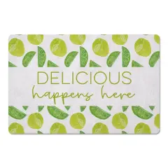 Delicious Happens Here 27" x 18" Floor Mat