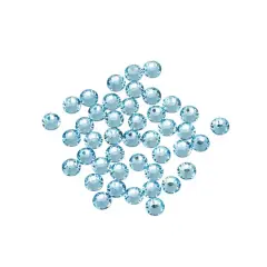 SS20 Round Flatback Austrian Crystals by Bead Landing&trade;, 45ct. Aquamarine