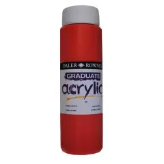 Daler-Rowney&reg; Graduate Acrylic, 500mL Vermillion Hue