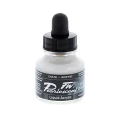 Daler-Rowney&reg; 1oz. FW Pearlescent Liquid Acrylic Ink 125 White Pearl