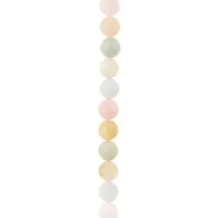 Multicolor Morganite Round Beads, 6mm by Bead Landing&trade;