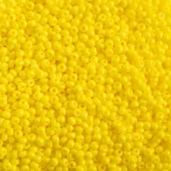 John Bead Terra Intensive 10/0 Czech Glass Seed Beads, 500g Yellow