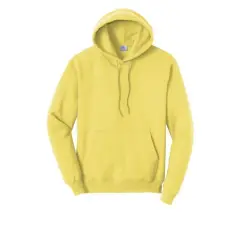 Port & Company&reg; Brights Core Fleece Pullover Hooded Sweatshirt Yellow