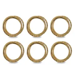 DII&reg; Gold Intertwined Napkin Rings, 6ct.