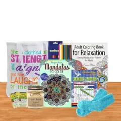 Stress Reducing Coloring Gift Tote Set