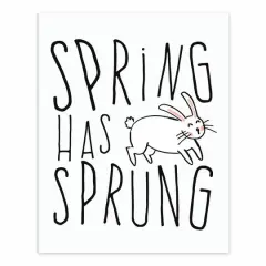 Spring Sprung Bun 8" x 10" Tabletop Canvas