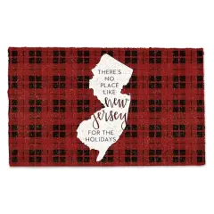 New Jersey for the Holidays Doormat