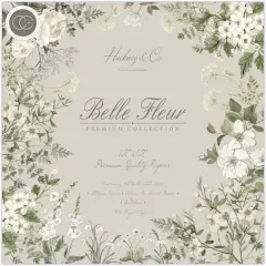 Craft Consortium Belle Fleur Double-Sided Paper Pad, 12" x 12"