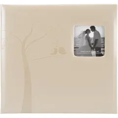 Pioneer&reg; Tree Embossed Wedding Post Bound Photo Album