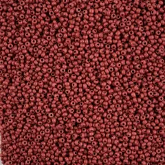 John Bead Terra Intensive 10/0 Czech Glass Seed Beads, 500g Brown Matte