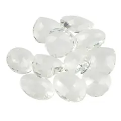 Faceted Glass Rhinestone Pendant Bead Mix by Bead Landing&trade; Clear