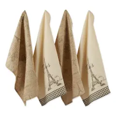 DII&reg; Assorted Paris Print Dishtowel Set