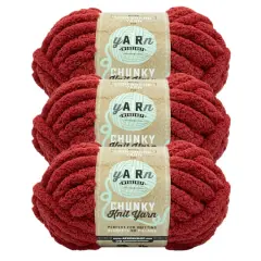 3 Pack Lion Brand&reg; Yarn Workshop Chunky Knit Yarn Sangria
