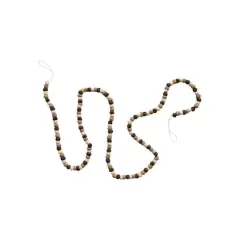 Hello Honey&reg; 6ft. Cream & Brown Wool Felt Ball Garland