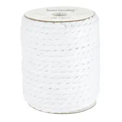 White Macram&eacute; Cording, 23.6yd. by Bead Landing&trade;