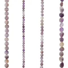 Matte Amethyst Stone Mix Beads by Bead Landing&trade;