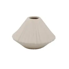 Flora Bunda&reg; 6.25'' Pleated Ceramic Vase