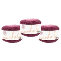 3 Pack Lion Brand&reg; Mandala&reg; Gradient Yarn Burgundy