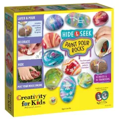 Faber-Castell&reg; Hide & Seek Paint Pour Rocks Kit