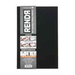 Crescent&reg; RENDR Hardcover Sketch Book, 5.5" x 8.5"