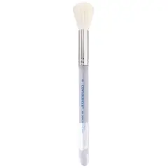 Connoisseur&reg; White Goat Hair Short Handle Round Mop Brush