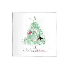 Stupell Industries All I Want for Christmas Fashion Wall Plaque Art