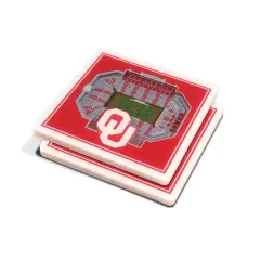NCAA 3D StadiumView Coasters Oklahoma Sooners