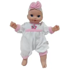 Goldberger Baby's First&reg; Bundle of Joy&trade; 13" Baby Doll with White & Pink Jumper