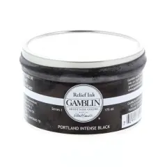 Gamblin Relief Ink, 175mL Portland Intense Black
