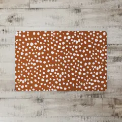 Terracotta Spots 27" x 18" Floor Mat