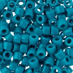 John Bead 6mm Opaque Plastic Mini Pony Beads, 1,000ct. Blue (Aqua)