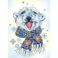 Diamond Dotz&reg; Intermediate Polar Dude Diamond Painting Kit