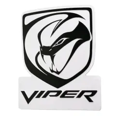Dodge Viper Embossed Shaped Metal Wall Sign