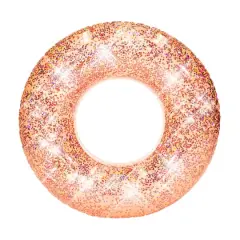 PoolCandy Glitterfied&reg; Rose Gold Jumbo Pool Tube