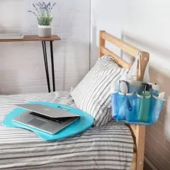 Honey Can Do Blue 6 Pocket Blue Shower Tote