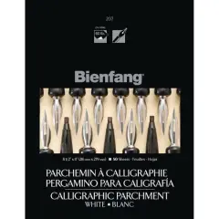 Bienfang&reg; 207 Calligraphic Parchment Pad, 8.5" x 11" White