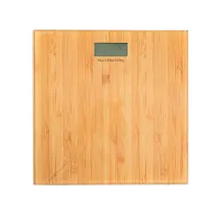 Bath Bliss Digital Glass Scale Bamboo