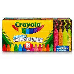 Crayola&reg; Ultimate Washable Sidewalk Chalk 64 Color Set