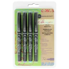 Manuscript Calli-Creative Fine Italic Markers, 4ct.